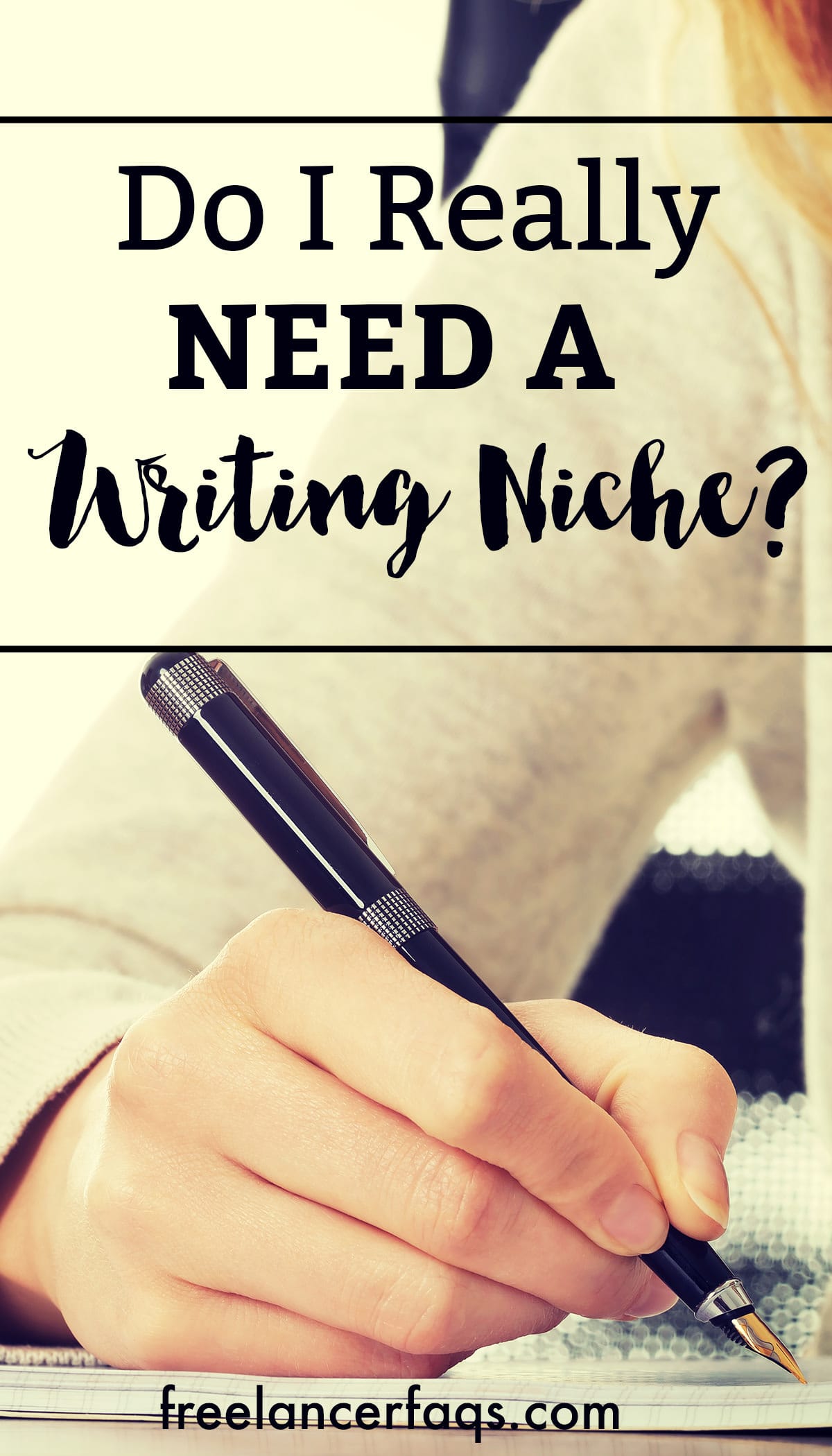 Do I Really Need a Writing Niche?